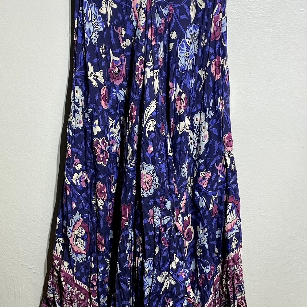 Japna Navy and Pink Floral Jumpsuit